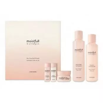 набор антивозрастной с коллагеном etude house moistfull collagen set (2kinds)