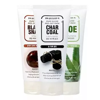 очищающая маска-пленка jigott pure clean peel off pack