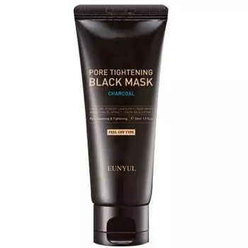 очищающая маска против черных точек eunyul pore tightening black mask