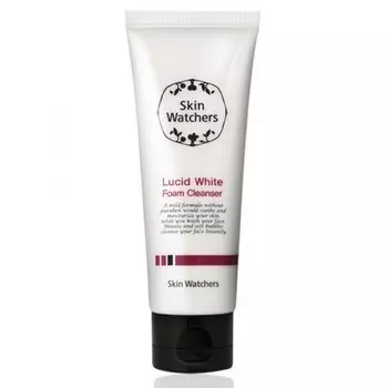 очищающая пенка-мусс skin watchers lucid white foam cleanser