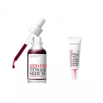очищающая пиллинг-сыворотка для лица so natural red peel tingle serum