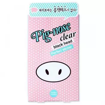 очищающая полоска для носа holika holika pig nose clear black head perfect sticker