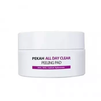 очищающие и отшелушивающие диски pekah all day clear peeling pad