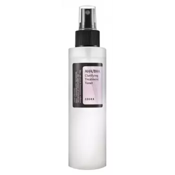 очищающий лечебный тонер с aha и bha-кислотами cosrx aha/bha clarifying treatment toner