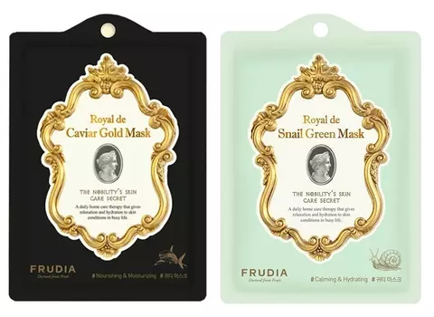 омолаживающая маска для лица frudia royal mask