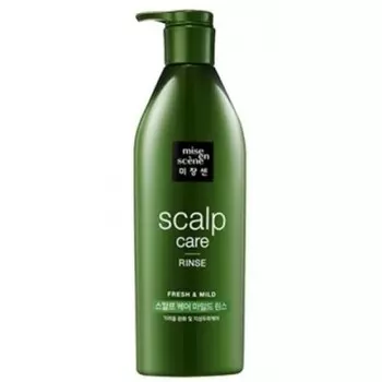освежающий кондиционер для чувствительной кожи головы mise en scene scalp care rinse