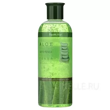 освежающий тонер с алоэ вера farmstay visible difference fresh toner aloe