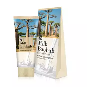 пенка для лица milkbaobab whipping cleansing foam