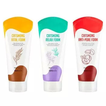 пенка для умывания catsmong cleansing foam