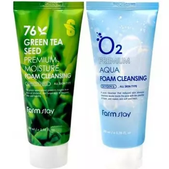 пенка очищающая farmstay premium foam cleansing