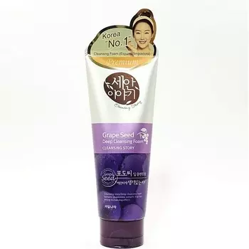 пенка очищающая welcos natural therapy lynn deep cleansing foam