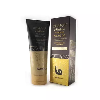 пилинг-гель с экстрактом королевской улитки farmstay escargot noblesse intensive peeling gel