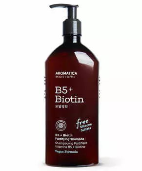 питательный шампунь с витамином в5 и биотином aromatica b5+biotin fortifying shampoo