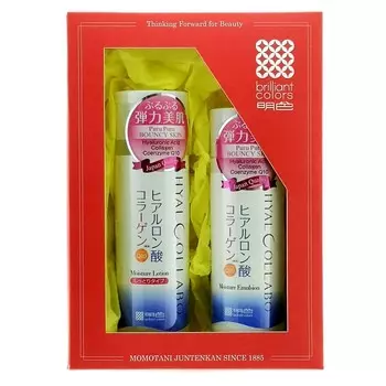 подарочный набор “глубокое увлажнение и питание” meishoku hyalcollabo set