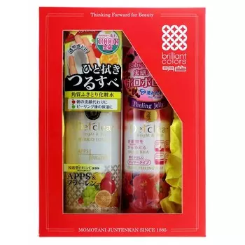 подарочный набор “очищение и увлажнение” meishoku detclear moisture set