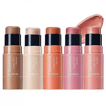 румяна кремовые the saem saemmul cream stick blusher