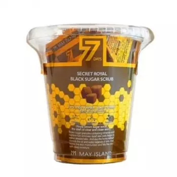сахарный скраб для лица may island seven days secret royal black sugar scrub