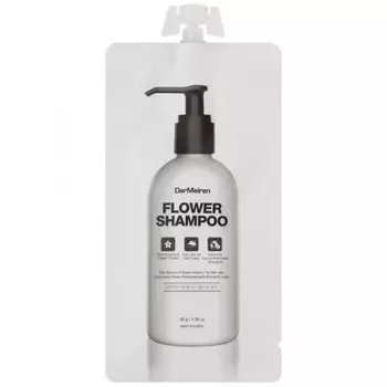 шампунь с экстрактами цветов dermeiren flower shampoo