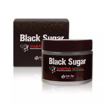 скраб для лица eyenlip black sugar scrub pack