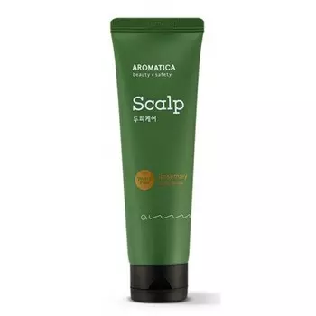 скраб с розмарином для очищения кожи головы aromatica rosemary scalp scrub
