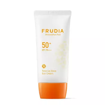 солнцезащитная тональная крем-основа frudia tone up base sun cream spf50+ pa+++
