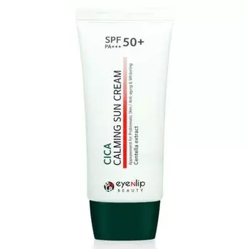 солнцезащитный крем с центеллой eyenlip cica calming sun cream spf+++ 50 +++