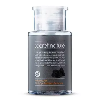 средство-жидкость для снятия макияжа глаз и губ secret nature volcanic ash lip &amp; eye makeup remover