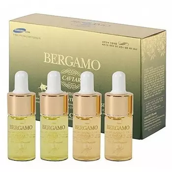 сыворотка ампульная с экстрактом икры для витаминизации кожи bergamo caviar high potency vitamin ampoule