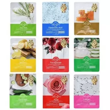 тканевая маска для лица grace day cellulose mask