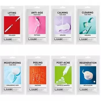 тканевая маска l’sanic mask sheet