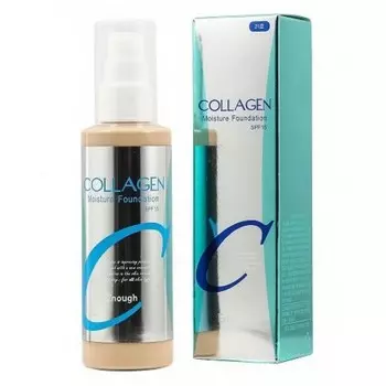 тональная основа enough collagen moisture foundation