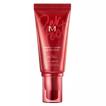 тональный бб-крем missha m perfect cover bb cream rx spf42/pa+++