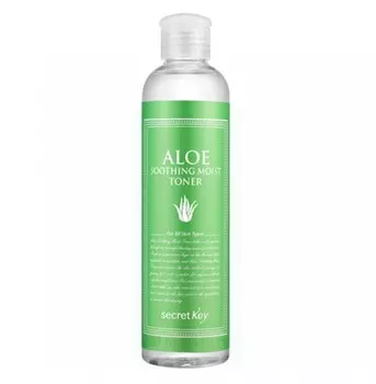 тоник для лица с экстрактом алоэ увлажняющий secret key aloe soothing moist toner
