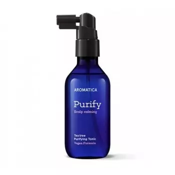 тоник для жирной кожи головы с чайным деревом aromatica tea tree purifying tonic