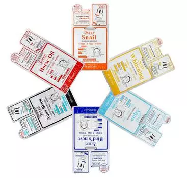 трехэтапная маска для лица bergamo 3 step mask pack