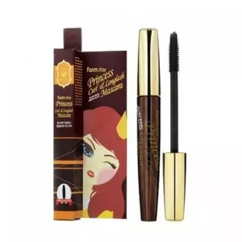 тушь для подкручивания и удлинения ресниц farmstay princess curl&amp;longlash mascara