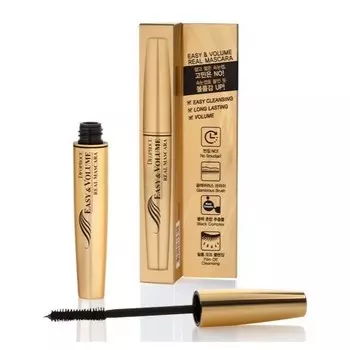 тушь объемная deoproce easy volume real mascara