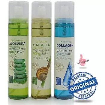 успокаивающий спрей для лица farmstay la ferme moisture soothing mist