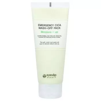 увлажняющая смываемая маска с центеллой eyenlip emergency cica wash off pack