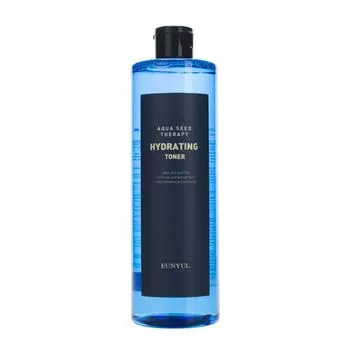 увлажняющий тонер с экстрактом морского винограда и гиалуроновой кислотой eunyul aqua seed therapy hydrating toner