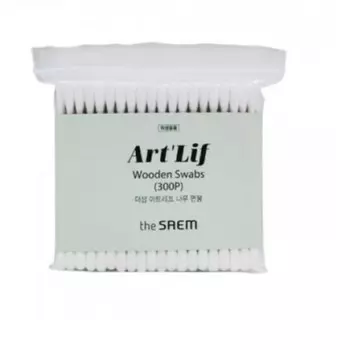 ватные палочки the saem art'lif wooden swabs