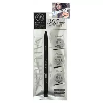 водостойкая подводка для глаз 3 в 1 naturing 3way eye liner