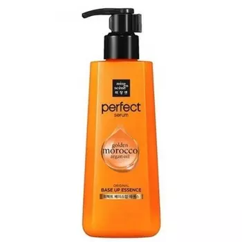 восстанавливающая эссенция для волос mise en scene perfect serum base up essence golden morocco argan oil