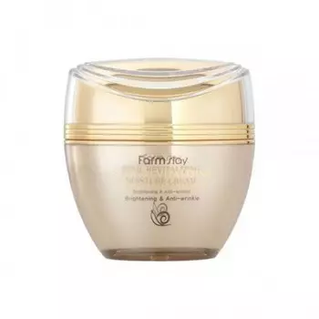 восстанавливающий крем с муцином улитки farmstay snail revitalizing moisture cream