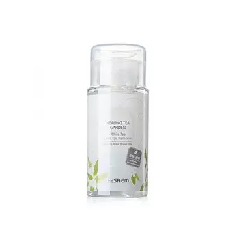 жидкость для снятия макияжа с глаз и губ the saem healing tea garden white tea lip&amp;eyes remover