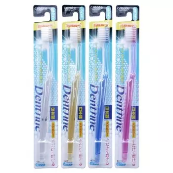 зубная щетка ионная с компактной чистящей головкой и супертонкими щетинками japan create co dental expert