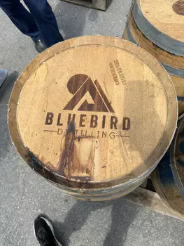 Бочка 113л (30 галлонов) из-под Пшеничного Виски Bluebird Wheat Whiskey (Американский дуб)