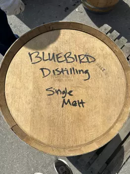 Бочка 113л (30 галлонов) из-под Виски Bluebird Single Malt (Американский дуб)