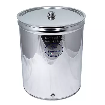Бочка из нержавейки с плоским дном 500 л Sansone, УЦЕНКА