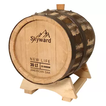 Дубовая Бочка 30 л Skyward (Американский дуб) из-под Бурбона (Португалия)